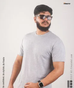 Finato Mens Solid Short Sleeve Tshirt