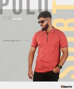 Finato Premium Zipper Polo For Men